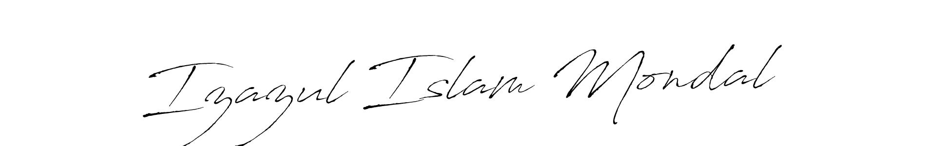 It looks lik you need a new signature style for name Izazul Islam Mondal. Design unique handwritten (Antro_Vectra) signature with our free signature maker in just a few clicks. Izazul Islam Mondal signature style 6 images and pictures png