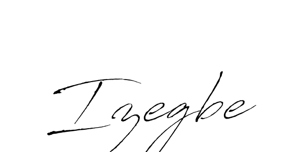 The best way (Antro_Vectra) to make a short signature is to pick only two or three words in your name. The name Izegbe include a total of six letters. For converting this name. Izegbe signature style 6 images and pictures png