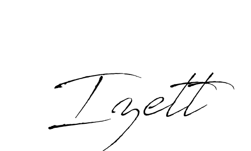 Izett stylish signature style. Best Handwritten Sign (Antro_Vectra) for my name. Handwritten Signature Collection Ideas for my name Izett. Izett signature style 6 images and pictures png