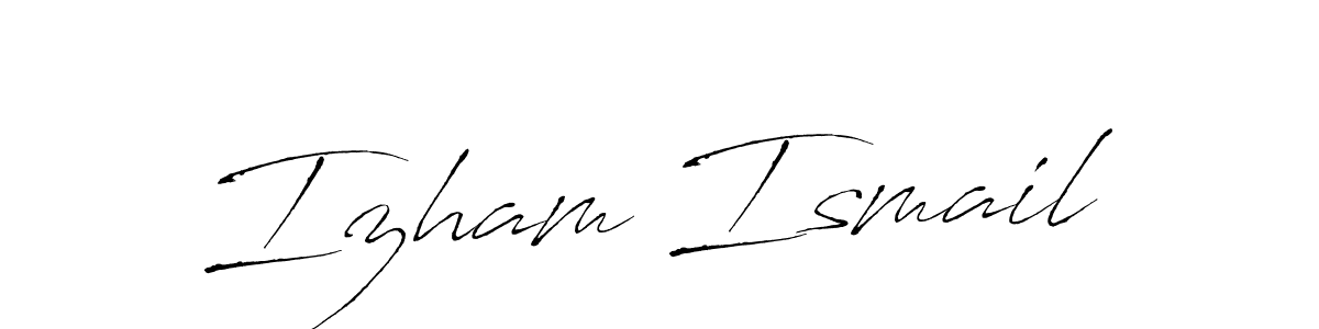 It looks lik you need a new signature style for name Izham Ismail. Design unique handwritten (Antro_Vectra) signature with our free signature maker in just a few clicks. Izham Ismail signature style 6 images and pictures png