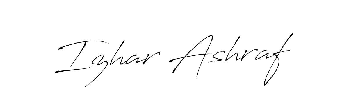 The best way (Antro_Vectra) to make a short signature is to pick only two or three words in your name. The name Izhar Ashraf include a total of six letters. For converting this name. Izhar Ashraf signature style 6 images and pictures png