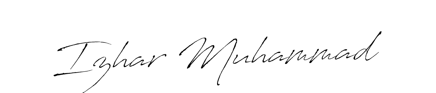 The best way (Antro_Vectra) to make a short signature is to pick only two or three words in your name. The name Izhar Muhammad include a total of six letters. For converting this name. Izhar Muhammad signature style 6 images and pictures png