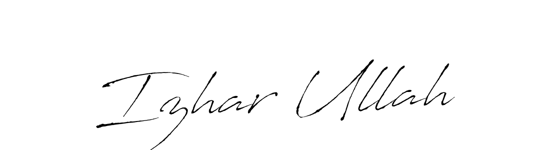 It looks lik you need a new signature style for name Izhar Ullah. Design unique handwritten (Antro_Vectra) signature with our free signature maker in just a few clicks. Izhar Ullah signature style 6 images and pictures png