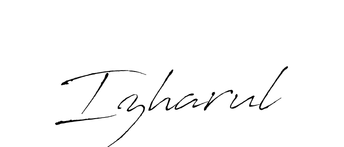 Also You can easily find your signature by using the search form. We will create Izharul name handwritten signature images for you free of cost using Antro_Vectra sign style. Izharul signature style 6 images and pictures png