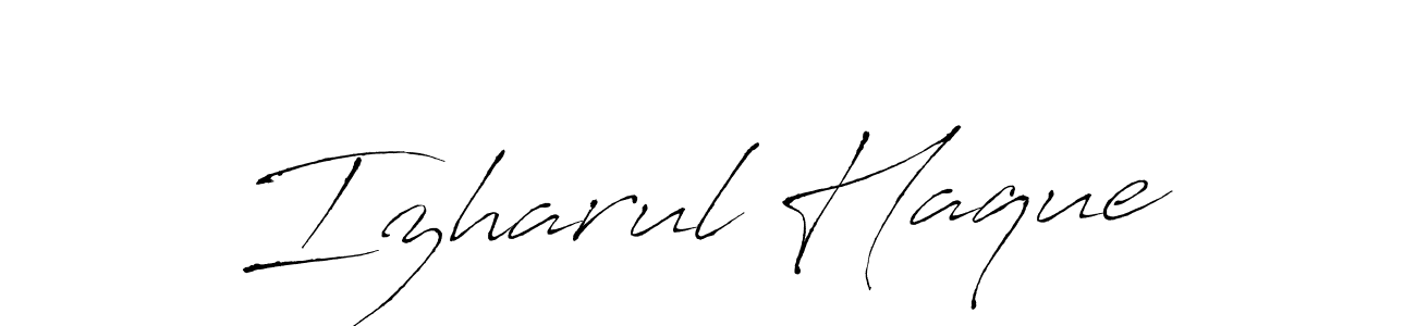 Make a beautiful signature design for name Izharul Haque. Use this online signature maker to create a handwritten signature for free. Izharul Haque signature style 6 images and pictures png