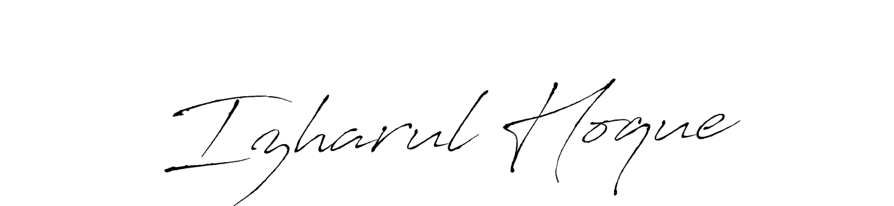 How to Draw Izharul Hoque signature style? Antro_Vectra is a latest design signature styles for name Izharul Hoque. Izharul Hoque signature style 6 images and pictures png