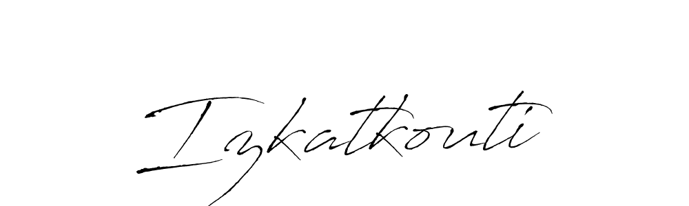 Here are the top 10 professional signature styles for the name Izkatkouti. These are the best autograph styles you can use for your name. Izkatkouti signature style 6 images and pictures png