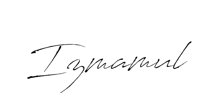 How to make Izmamul name signature. Use Antro_Vectra style for creating short signs online. This is the latest handwritten sign. Izmamul signature style 6 images and pictures png