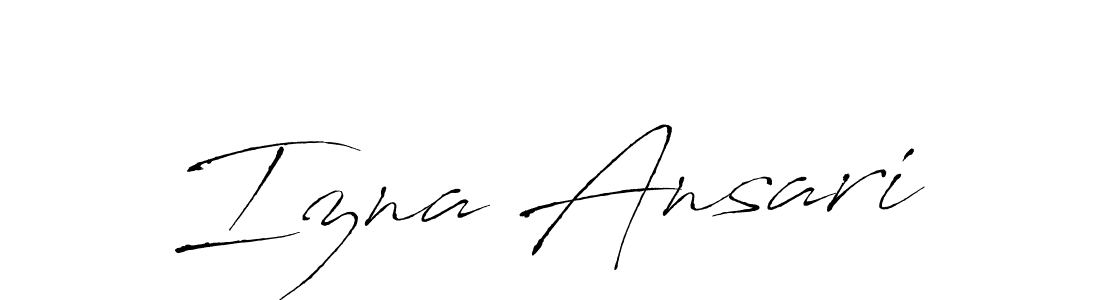 You can use this online signature creator to create a handwritten signature for the name Izna Ansari. This is the best online autograph maker. Izna Ansari signature style 6 images and pictures png