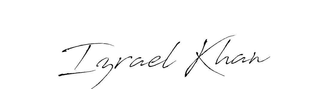 Izrael Khan stylish signature style. Best Handwritten Sign (Antro_Vectra) for my name. Handwritten Signature Collection Ideas for my name Izrael Khan. Izrael Khan signature style 6 images and pictures png
