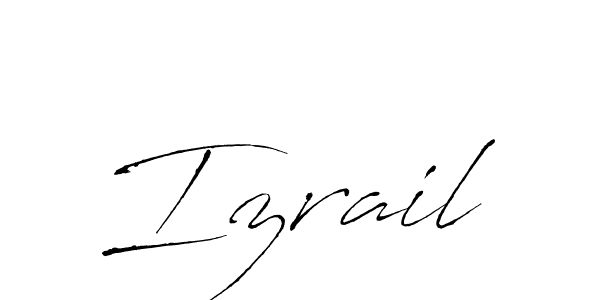 if you are searching for the best signature style for your name Izrail. so please give up your signature search. here we have designed multiple signature styles  using Antro_Vectra. Izrail signature style 6 images and pictures png