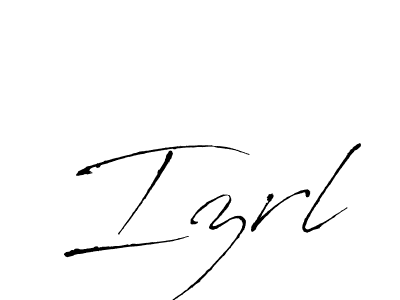 if you are searching for the best signature style for your name Izrl. so please give up your signature search. here we have designed multiple signature styles  using Antro_Vectra. Izrl signature style 6 images and pictures png