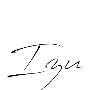 Also You can easily find your signature by using the search form. We will create Izu name handwritten signature images for you free of cost using Antro_Vectra sign style. Izu signature style 6 images and pictures png