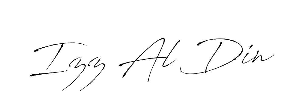 Use a signature maker to create a handwritten signature online. With this signature software, you can design (Antro_Vectra) your own signature for name Izz Al Din. Izz Al Din signature style 6 images and pictures png