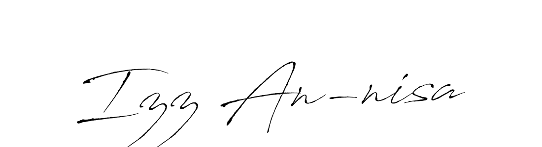 Also we have Izz An-nisa name is the best signature style. Create professional handwritten signature collection using Antro_Vectra autograph style. Izz An-nisa signature style 6 images and pictures png