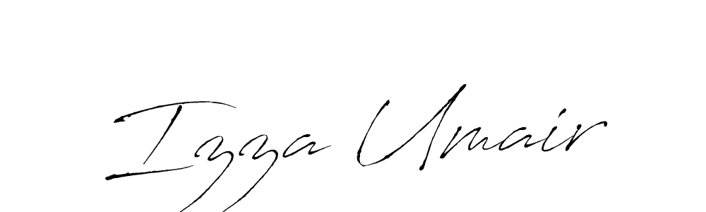Also we have Izza Umair name is the best signature style. Create professional handwritten signature collection using Antro_Vectra autograph style. Izza Umair signature style 6 images and pictures png