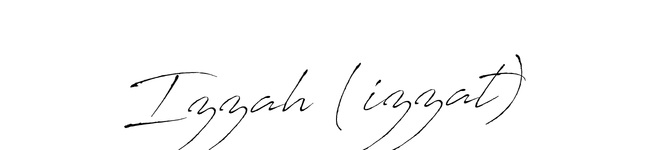 The best way (Antro_Vectra) to make a short signature is to pick only two or three words in your name. The name Izzah (izzat) include a total of six letters. For converting this name. Izzah (izzat) signature style 6 images and pictures png