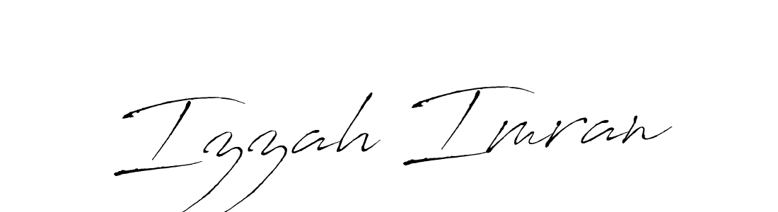 Use a signature maker to create a handwritten signature online. With this signature software, you can design (Antro_Vectra) your own signature for name Izzah Imran. Izzah Imran signature style 6 images and pictures png