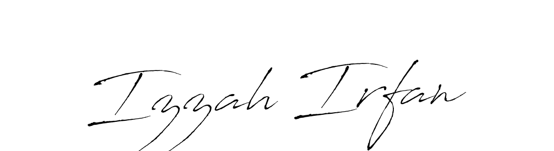 How to Draw Izzah Irfan signature style? Antro_Vectra is a latest design signature styles for name Izzah Irfan. Izzah Irfan signature style 6 images and pictures png