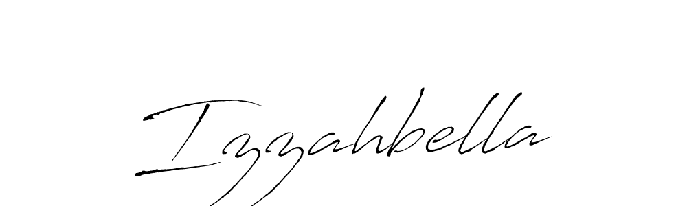 Also we have Izzahbella name is the best signature style. Create professional handwritten signature collection using Antro_Vectra autograph style. Izzahbella signature style 6 images and pictures png