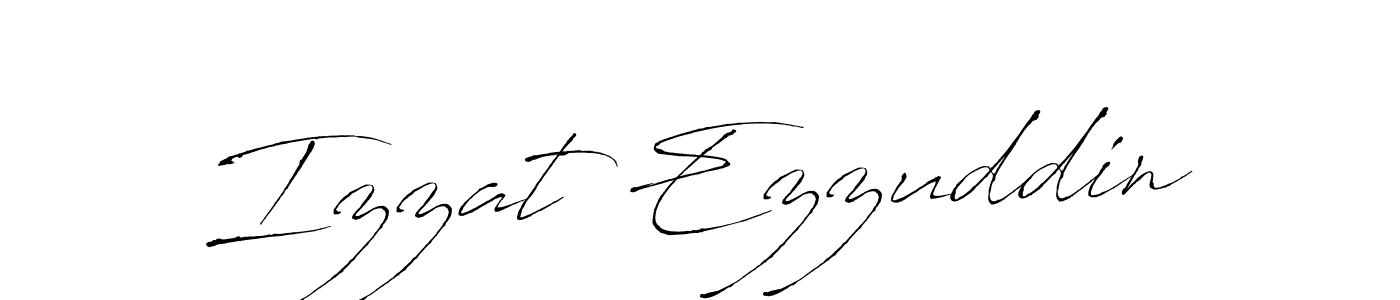 How to make Izzat Ezzuddin signature? Antro_Vectra is a professional autograph style. Create handwritten signature for Izzat Ezzuddin name. Izzat Ezzuddin signature style 6 images and pictures png