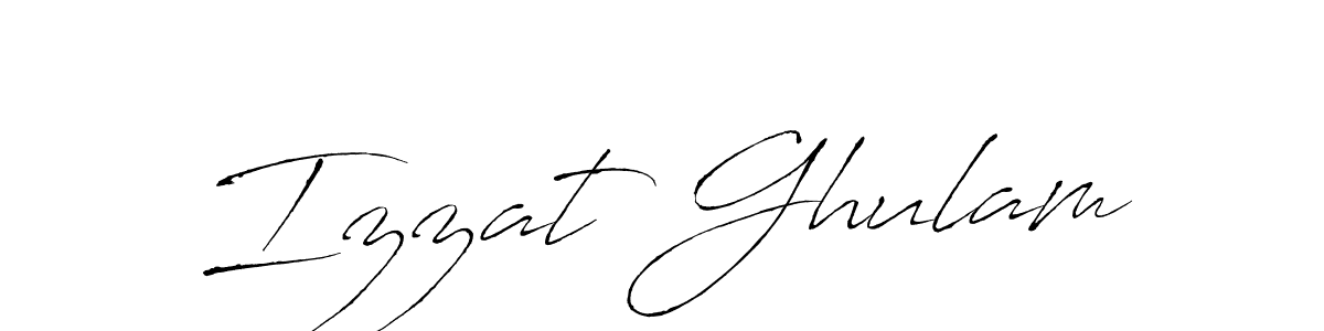 Also we have Izzat Ghulam name is the best signature style. Create professional handwritten signature collection using Antro_Vectra autograph style. Izzat Ghulam signature style 6 images and pictures png