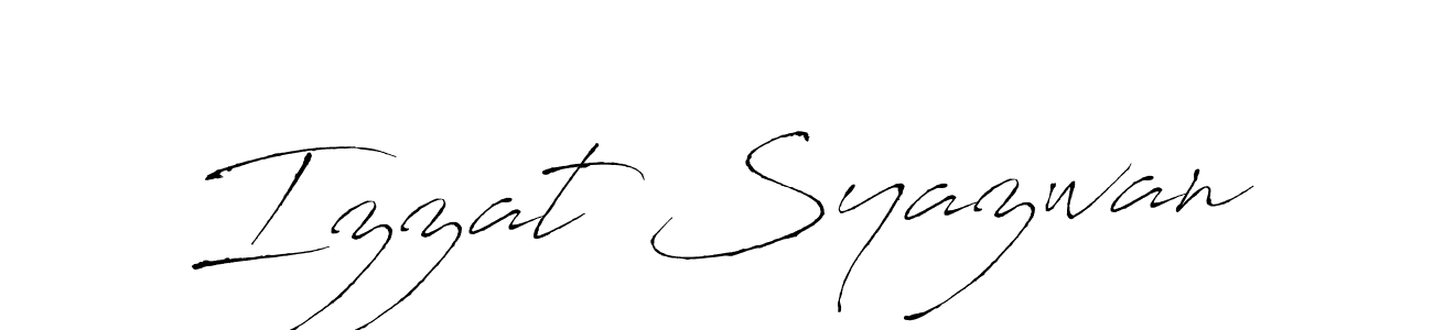 Once you've used our free online signature maker to create your best signature Antro_Vectra style, it's time to enjoy all of the benefits that Izzat Syazwan name signing documents. Izzat Syazwan signature style 6 images and pictures png