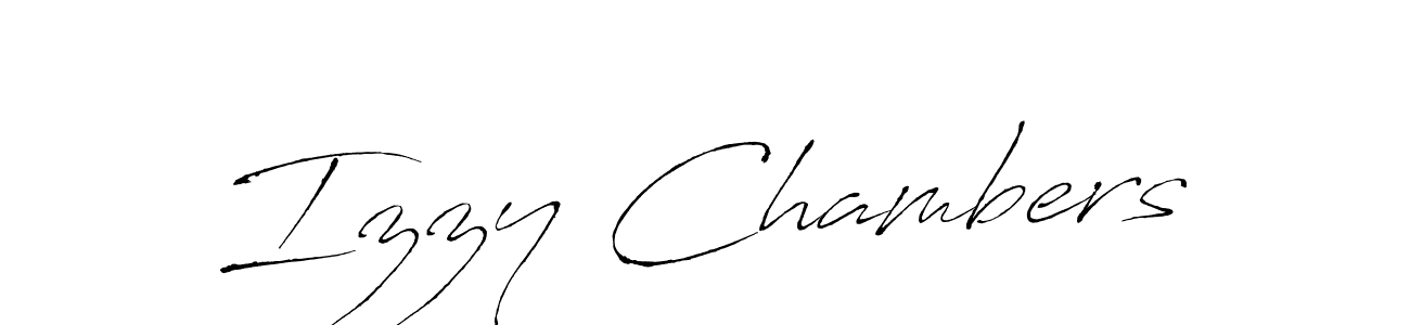 Use a signature maker to create a handwritten signature online. With this signature software, you can design (Antro_Vectra) your own signature for name Izzy Chambers. Izzy Chambers signature style 6 images and pictures png