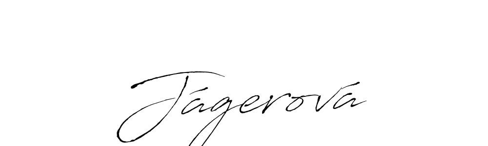 Use a signature maker to create a handwritten signature online. With this signature software, you can design (Antro_Vectra) your own signature for name Jágerová. Jágerová signature style 6 images and pictures png