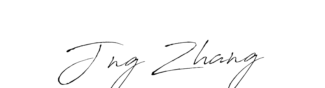 It looks lik you need a new signature style for name Jıng Zhang. Design unique handwritten (Antro_Vectra) signature with our free signature maker in just a few clicks. Jıng Zhang signature style 6 images and pictures png