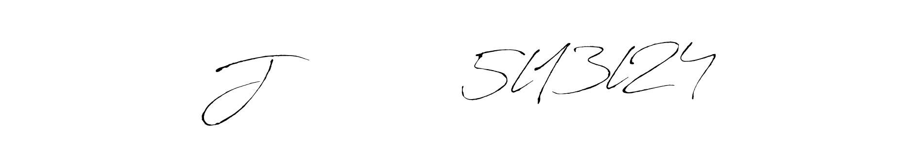 How to make J           5l13l24 name signature. Use Antro_Vectra style for creating short signs online. This is the latest handwritten sign. J           5l13l24 signature style 6 images and pictures png