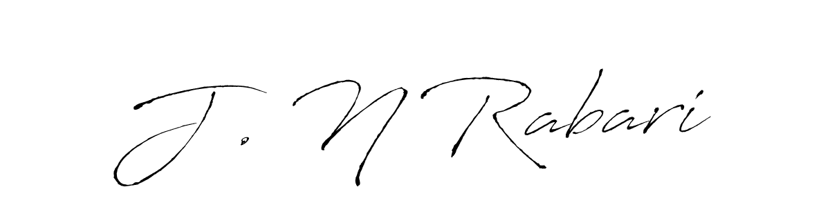 Use a signature maker to create a handwritten signature online. With this signature software, you can design (Antro_Vectra) your own signature for name J . N Rabari. J . N Rabari signature style 6 images and pictures png