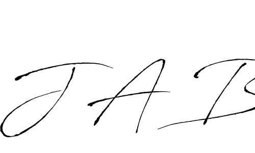 You should practise on your own different ways (Antro_Vectra) to write your name (J A B) in signature. don't let someone else do it for you. J A B signature style 6 images and pictures png