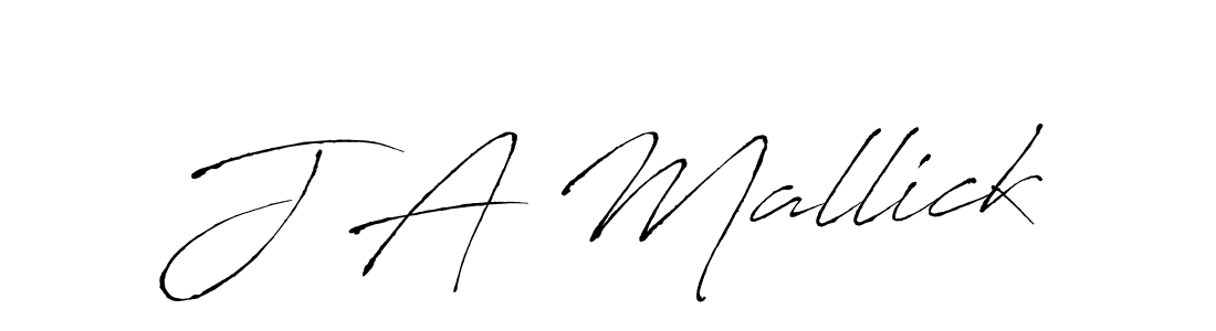 How to make J A Mallick signature? Antro_Vectra is a professional autograph style. Create handwritten signature for J A Mallick name. J A Mallick signature style 6 images and pictures png