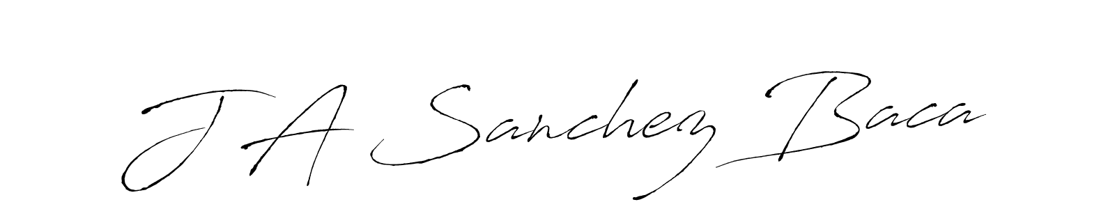 It looks lik you need a new signature style for name J A Sanchez Baca. Design unique handwritten (Antro_Vectra) signature with our free signature maker in just a few clicks. J A Sanchez Baca signature style 6 images and pictures png