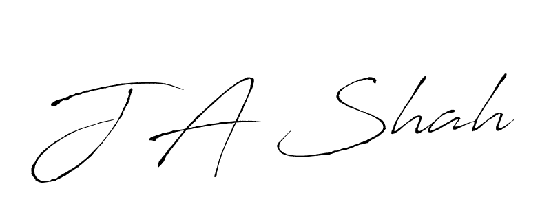 Also we have J A Shah name is the best signature style. Create professional handwritten signature collection using Antro_Vectra autograph style. J A Shah signature style 6 images and pictures png