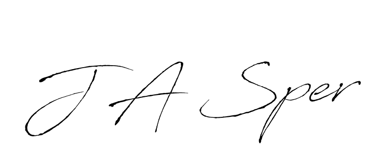 How to make J A Sper signature? Antro_Vectra is a professional autograph style. Create handwritten signature for J A Sper name. J A Sper signature style 6 images and pictures png