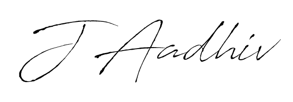 Enhance your business communications with J Aadhiv signature in Antro_Vectra lettering. Clean, modern, and universally compatible. J Aadhiv signature style 6 images and pictures png