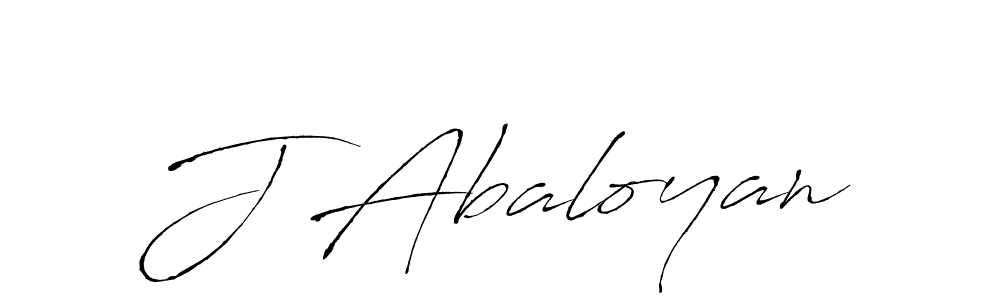 You can use this online signature creator to create a handwritten signature for the name J Abaloyan. This is the best online autograph maker. J Abaloyan signature style 6 images and pictures png