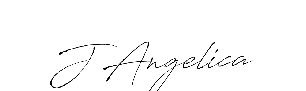 How to make J Angelica name signature. Use Antro_Vectra style for creating short signs online. This is the latest handwritten sign. J Angelica signature style 6 images and pictures png