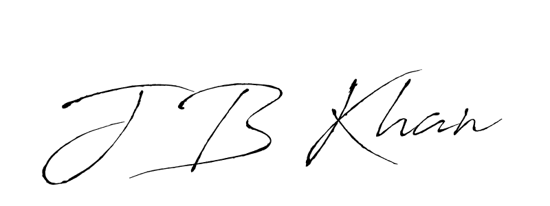 Make a beautiful signature design for name J B Khan. Use this online signature maker to create a handwritten signature for free. J B Khan signature style 6 images and pictures png