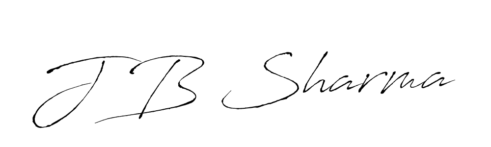 How to make J B Sharma signature? Antro_Vectra is a professional autograph style. Create handwritten signature for J B Sharma name. J B Sharma signature style 6 images and pictures png