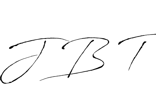 Create a beautiful signature design for name J B T. With this signature (Antro_Vectra) fonts, you can make a handwritten signature for free. J B T signature style 6 images and pictures png
