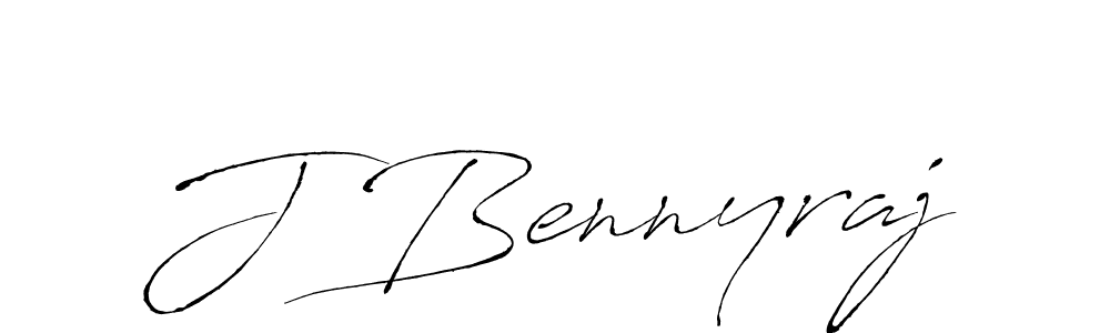 Design your own signature with our free online signature maker. With this signature software, you can create a handwritten (Antro_Vectra) signature for name J Bennyraj. J Bennyraj signature style 6 images and pictures png