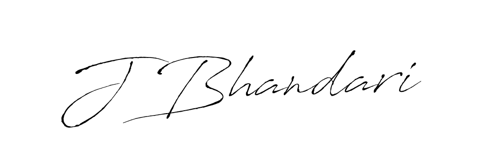 How to make J Bhandari name signature. Use Antro_Vectra style for creating short signs online. This is the latest handwritten sign. J Bhandari signature style 6 images and pictures png