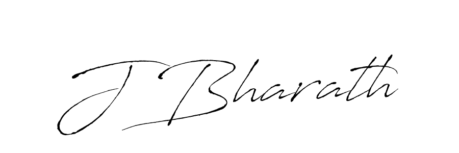 Create a beautiful signature design for name J Bharath. With this signature (Antro_Vectra) fonts, you can make a handwritten signature for free. J Bharath signature style 6 images and pictures png