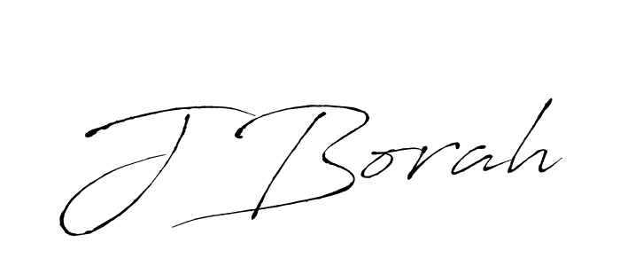 How to make J Borah signature? Antro_Vectra is a professional autograph style. Create handwritten signature for J Borah name. J Borah signature style 6 images and pictures png