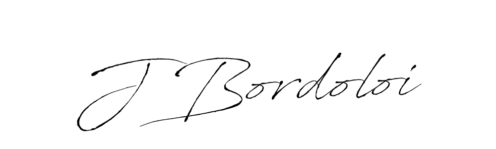 How to make J Bordoloi name signature. Use Antro_Vectra style for creating short signs online. This is the latest handwritten sign. J Bordoloi signature style 6 images and pictures png