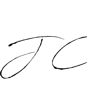 J C stylish signature style. Best Handwritten Sign (Antro_Vectra) for my name. Handwritten Signature Collection Ideas for my name J C. J C signature style 6 images and pictures png