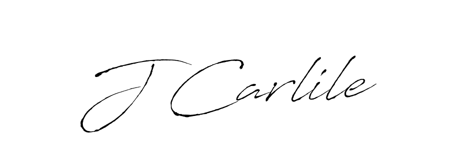 Design your own signature with our free online signature maker. With this signature software, you can create a handwritten (Antro_Vectra) signature for name J Carlile. J Carlile signature style 6 images and pictures png